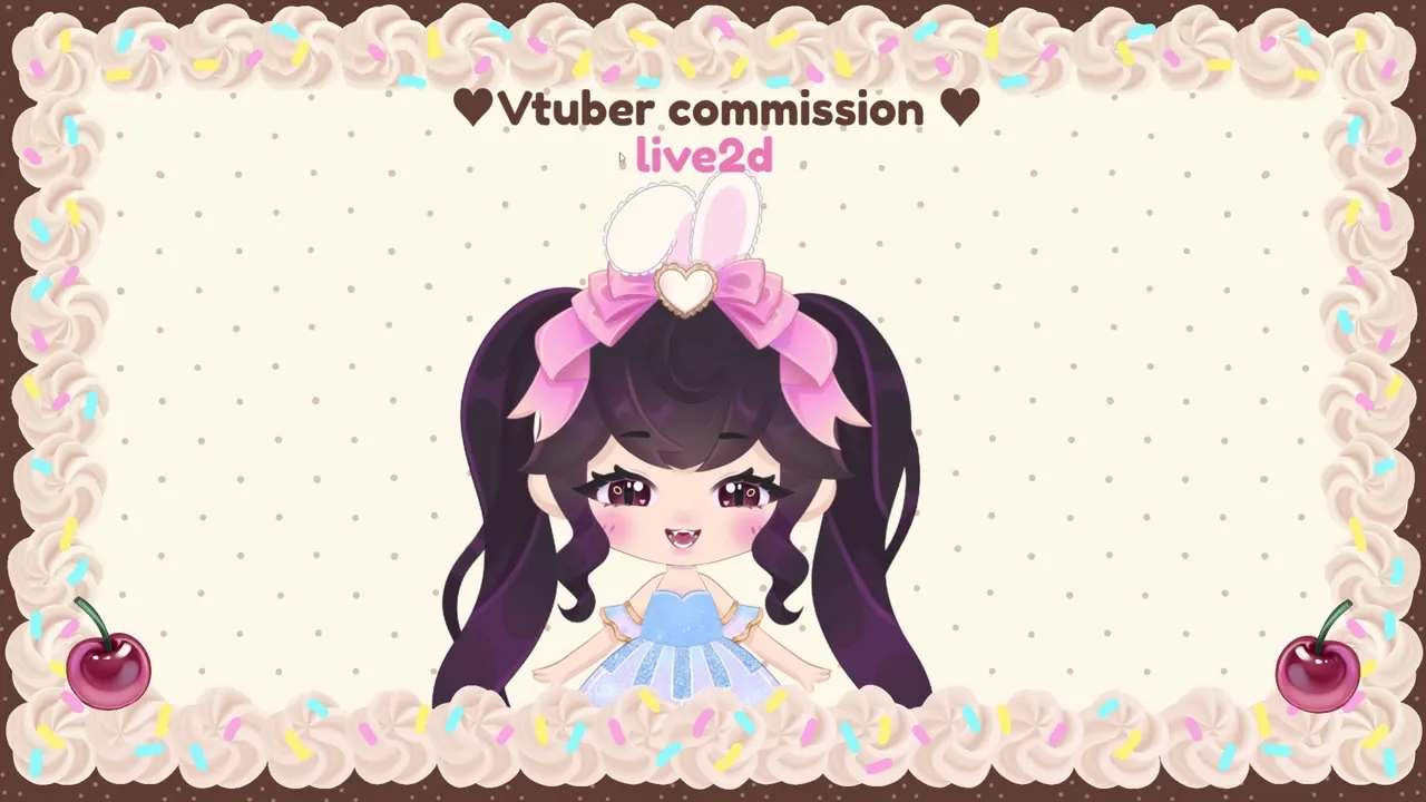 Live2D vtuber model